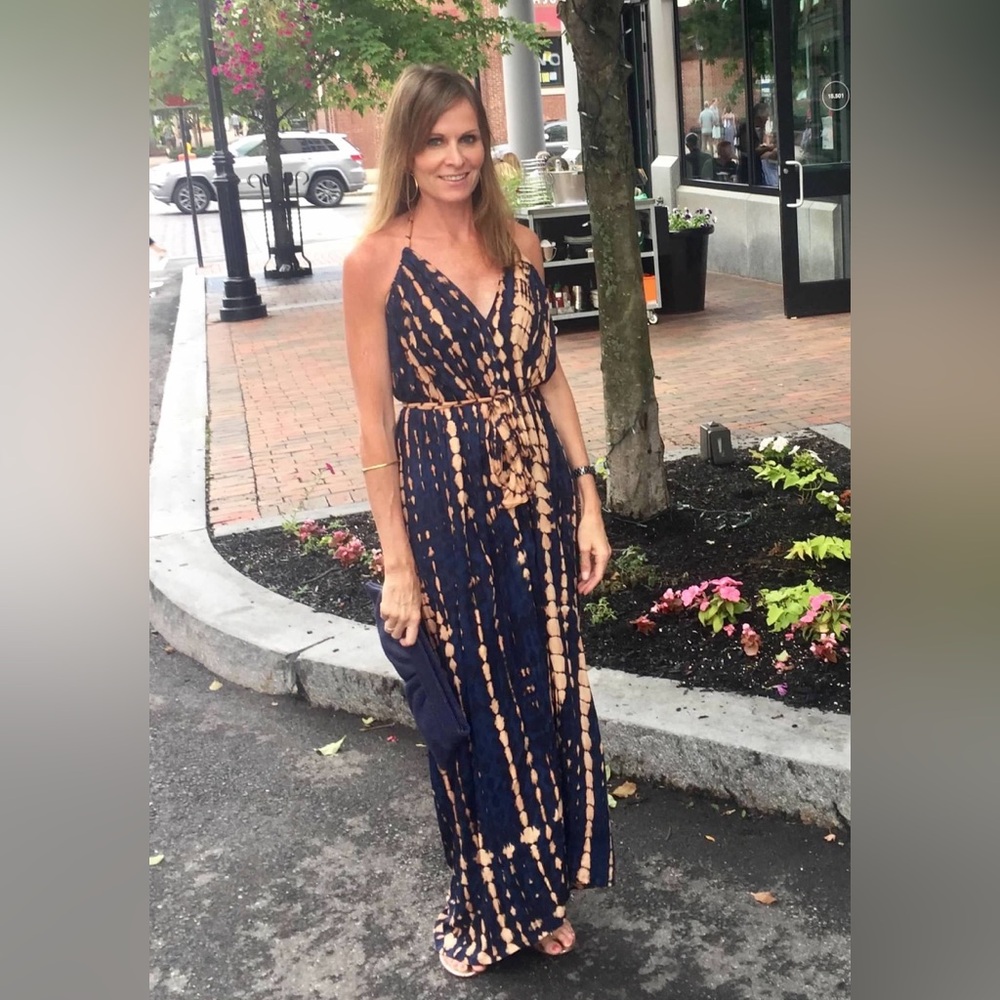 Le Salty Label Halter Maxi Sundress